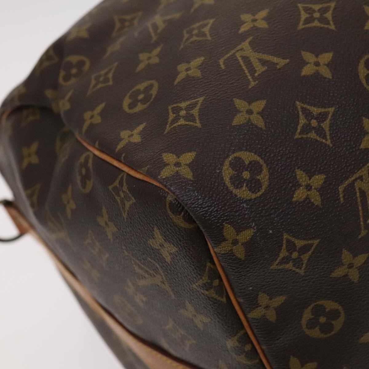 Louis Vuitton Keepall Bandouliere Bag Monogram Canvas, BROWN, CANVAS, Travel bag