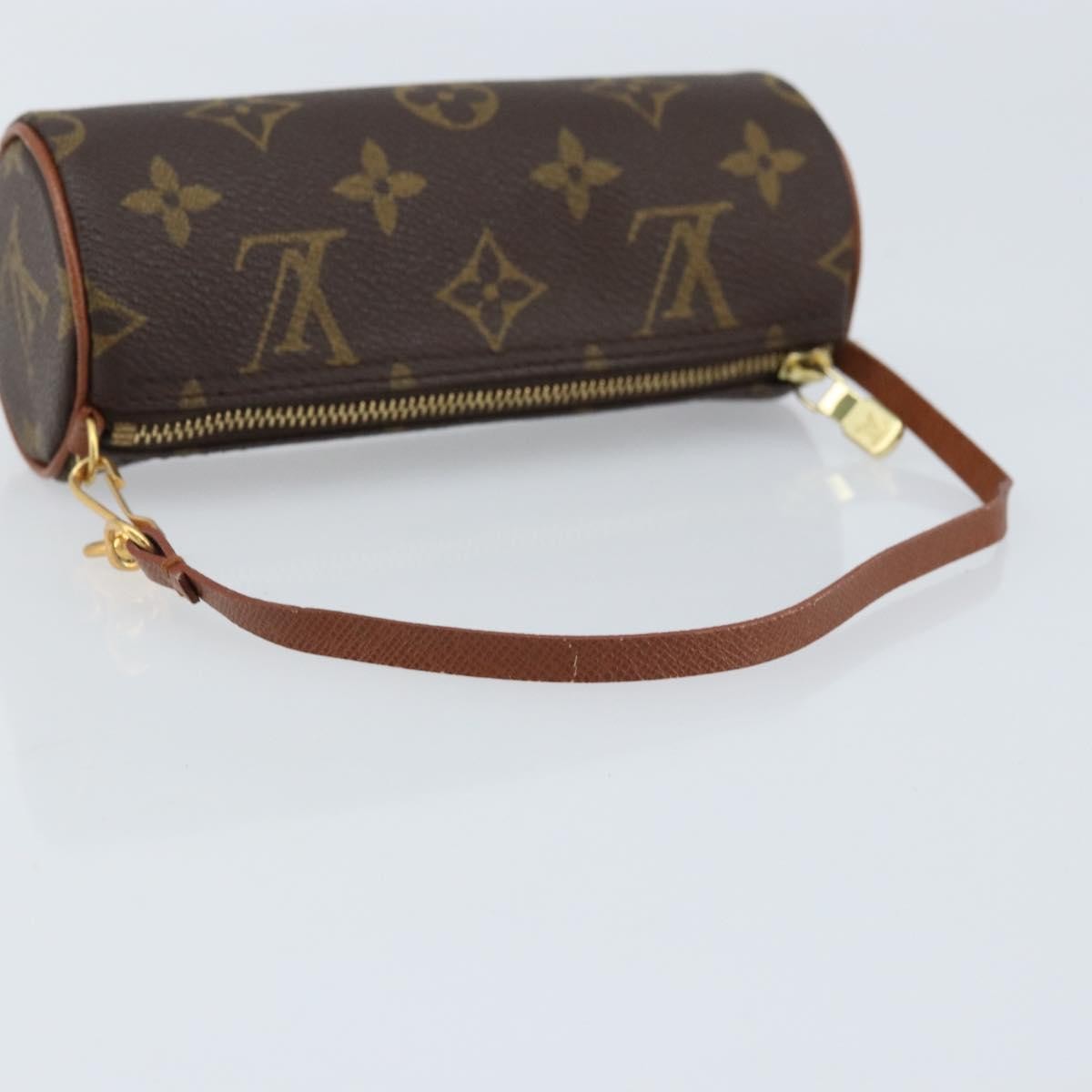 Louis Vuitton Papillon Pochette Monogram Canvas, BROWN, CANVAS, Clutche & pouche