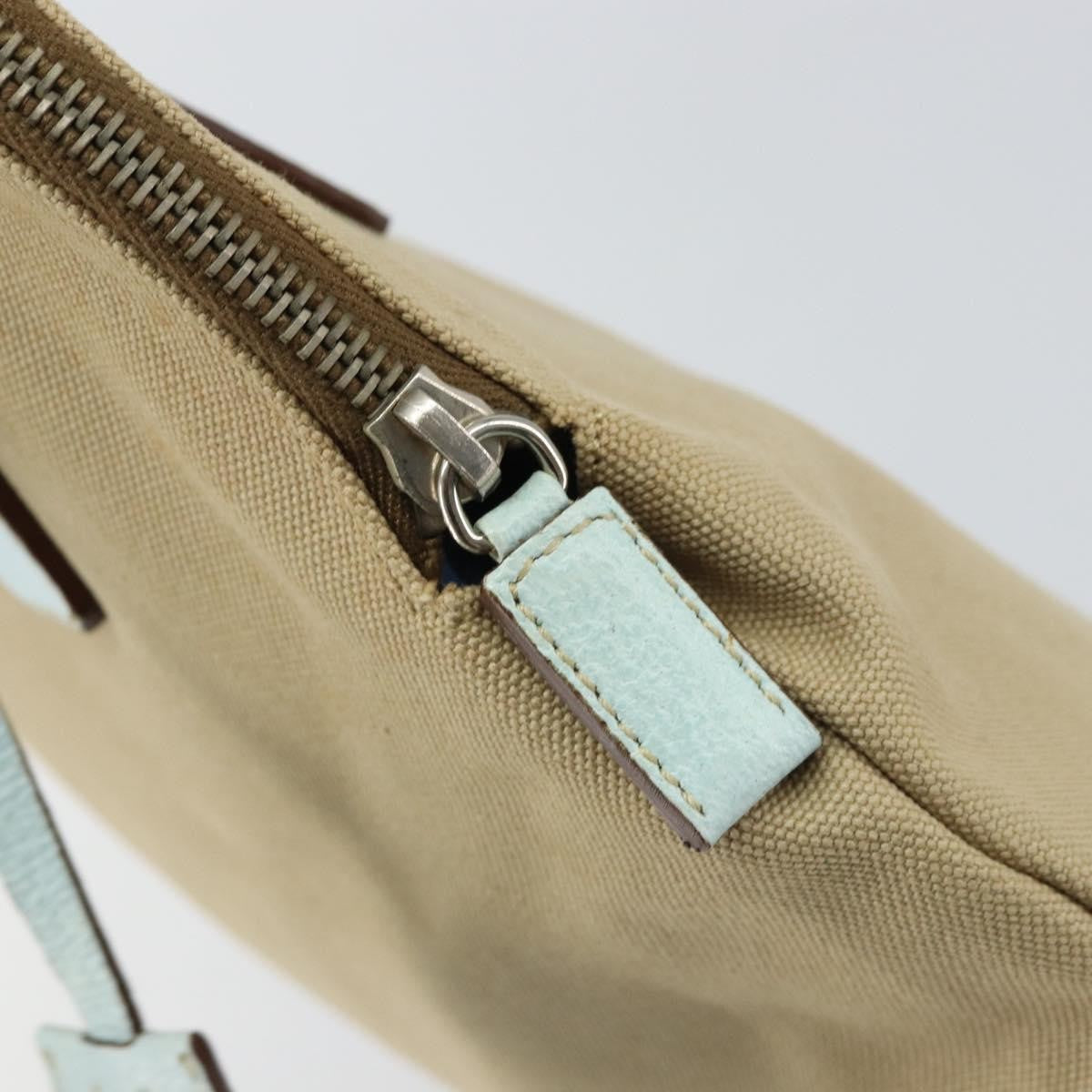 Prada Vintage Handbag Canvas, BEIGE, CANVAS, Handbag