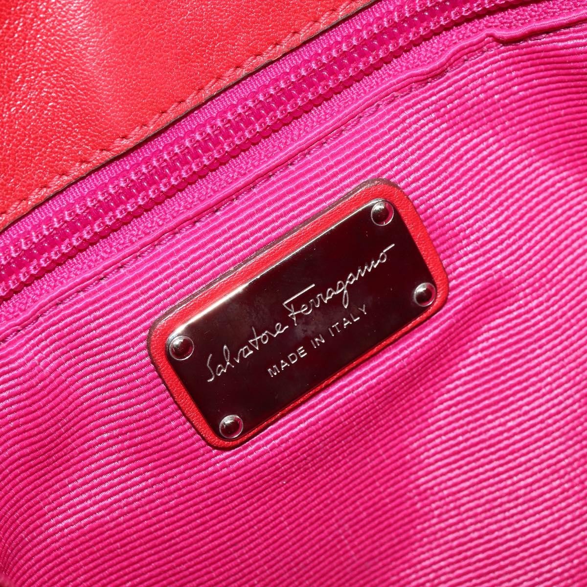 Salvatore Ferragamo Vintage Tote bag Patent Leather, Red, Patent Leather, Tote Bag