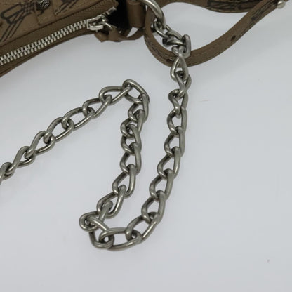 Balenciaga Le Cagole Giant Studs Chain Shoulder Bag Leather, BEIGE, LEATHER, Shoulder bag