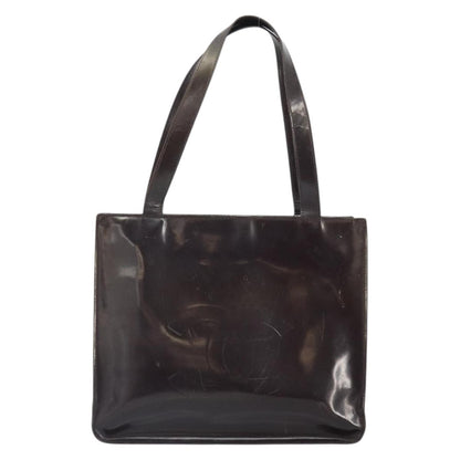Chanel Vintage Tote Patent leather, BROWN, PATENT_LEATHER, Tote bag