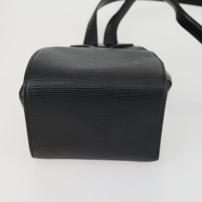Louis Vuitton Minuit Handbag Epi Leather, BLACK, LEATHER, Shoulder bag