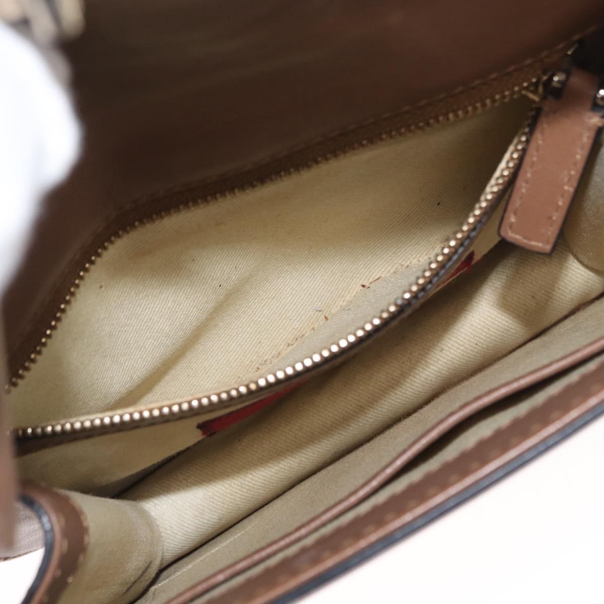 Valentino Garavani Rolling Rockstud Glam Lock Shoulder Bag Leather, BROWN, LEATHER, Shoulder bag