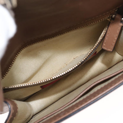 Valentino Garavani Rolling Rockstud Glam Lock Shoulder Bag Leather, BROWN, LEATHER, Shoulder bag