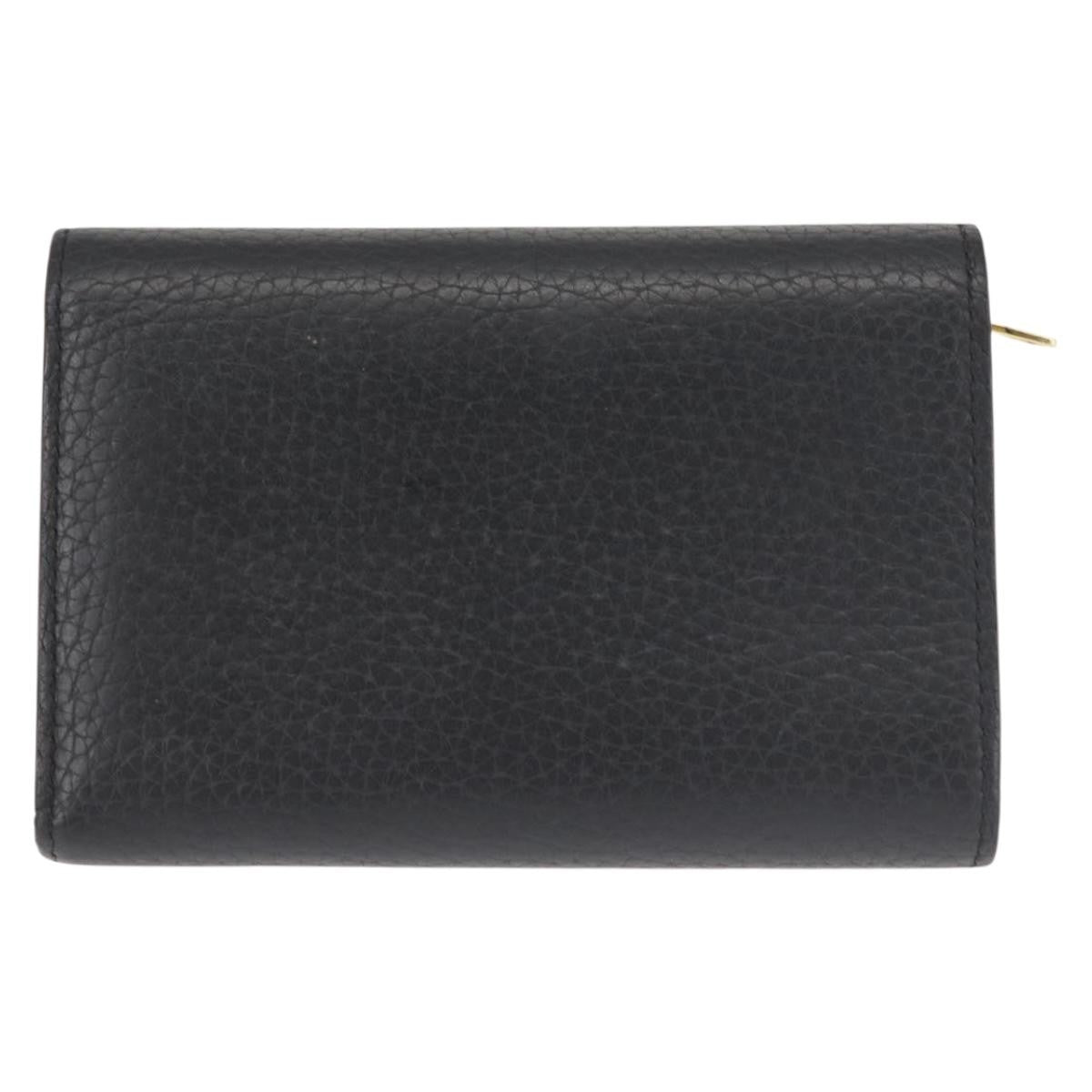 Louis Vuitton Capucines Compact wallet Leather, BLACK, LEATHER, Wallets