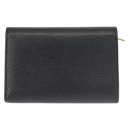 Louis Vuitton Capucines Compact wallet Leather, BLACK, LEATHER, Wallets