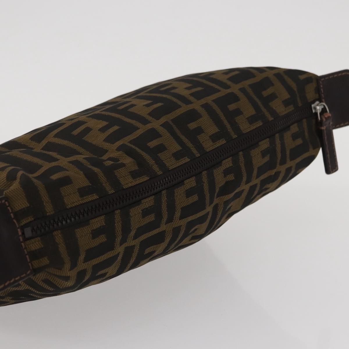 Fendi Logo Zucca Clutch PVC Leather, BLACK, CANVAS, Clutche & pouche