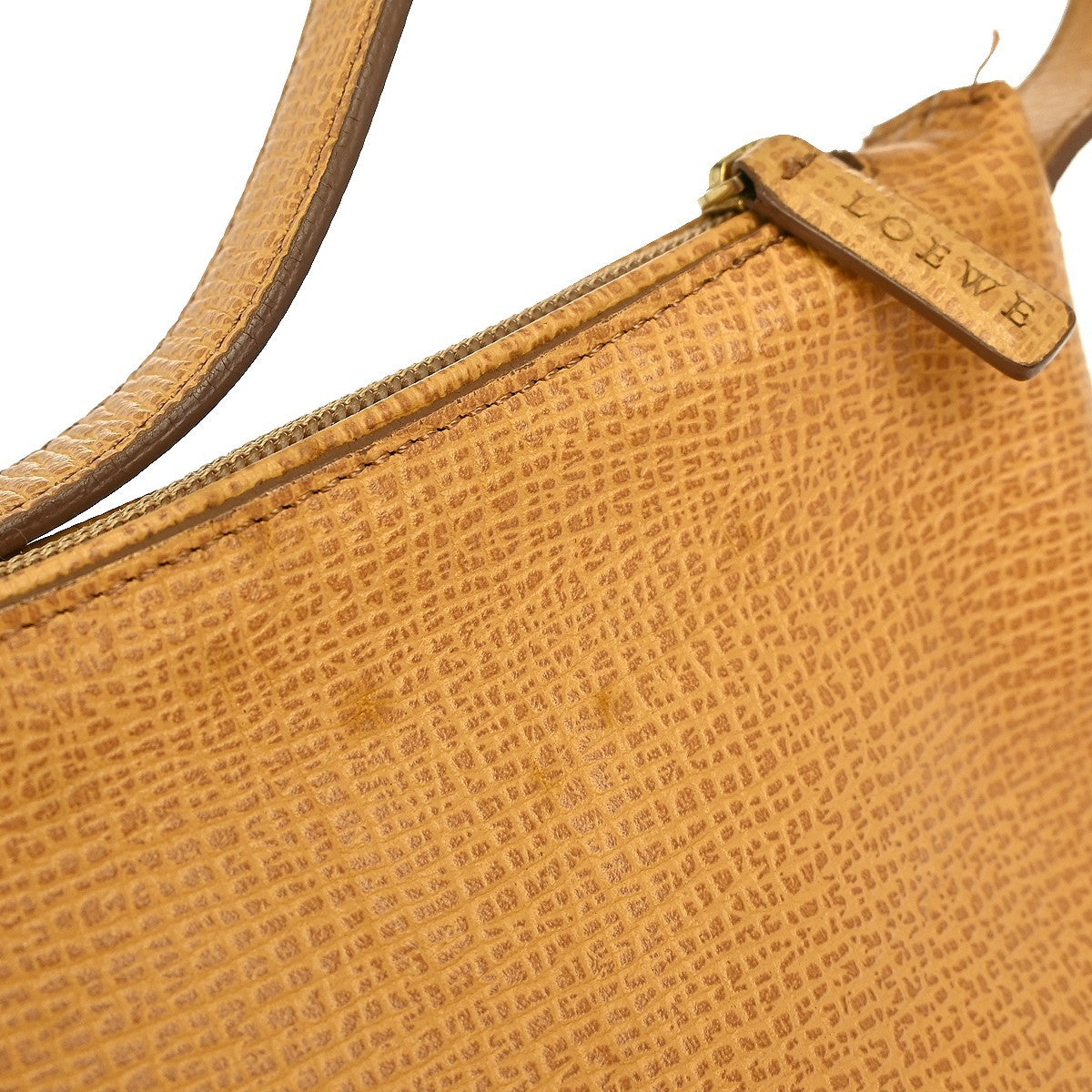 Loewe Vintage Shoulder Bag Leather, BROWN, LEATHER, Shoulder bag