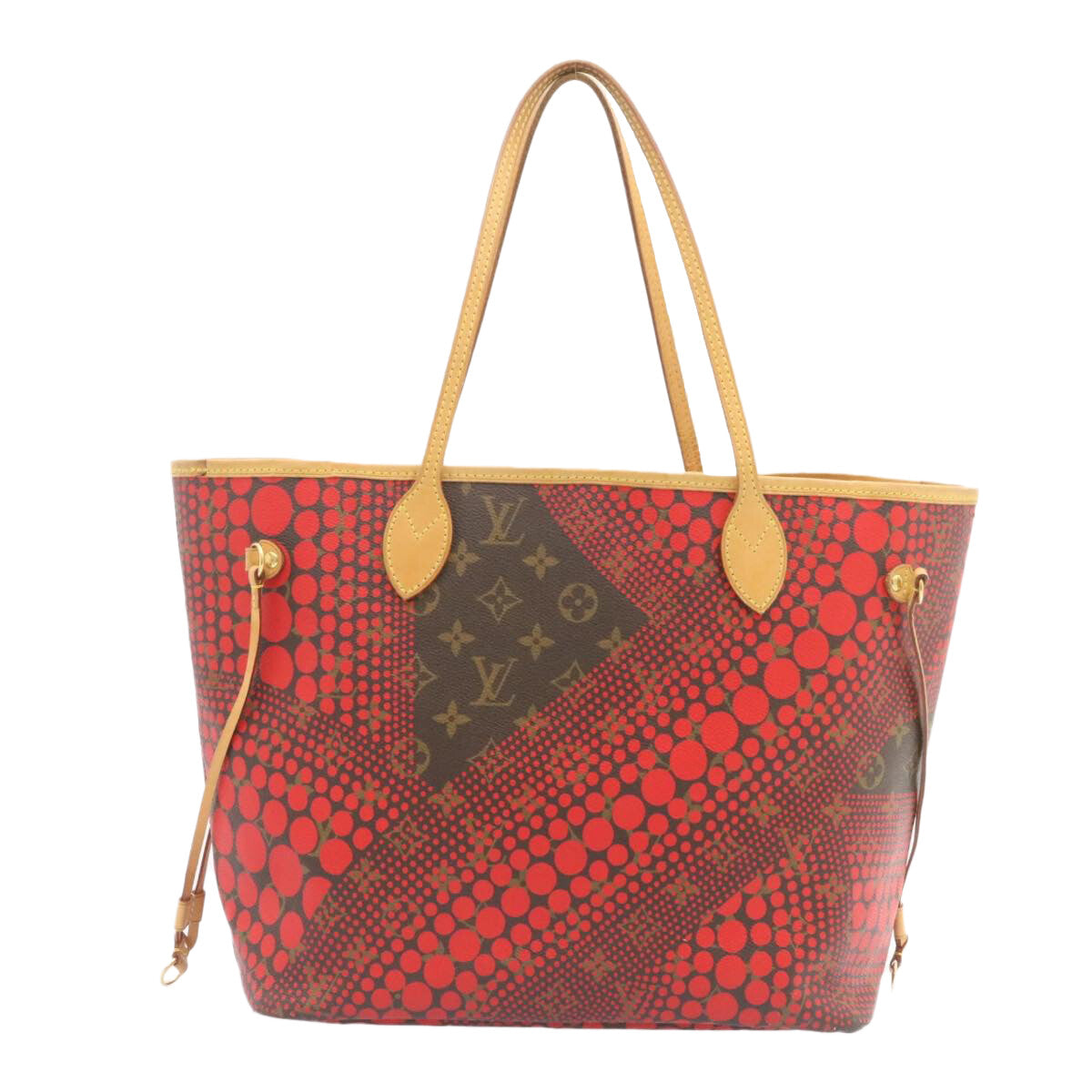 Louis Vuitton Neverfull Tote Limited Edition Kusama Waves Monogram Canvas, MULTICOLOUR, CANVAS, Tote bag