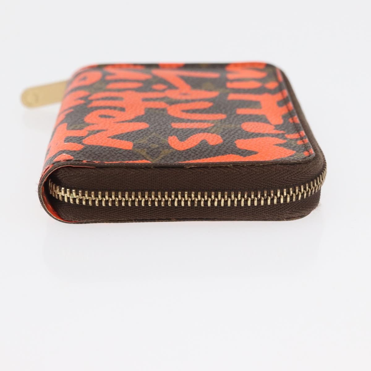 Louis Vuitton Porte-Monnaie Zippy Wallet monogramme empreinte, Orange, Canvas, Wallet