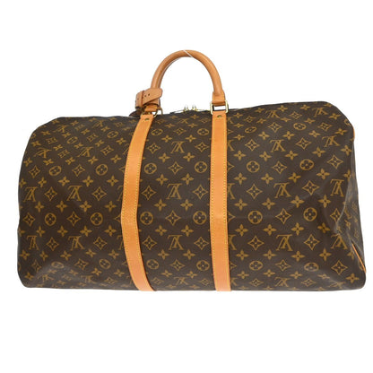 Louis Vuitton Keepall Bag Monogram Canvas, Brown, Canvas, Travel Bag