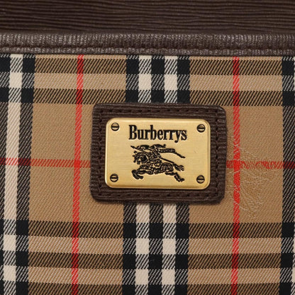 Burberry Nova check Shoulder bag Canvas, BEIGE, CANVAS, Shoulder bag