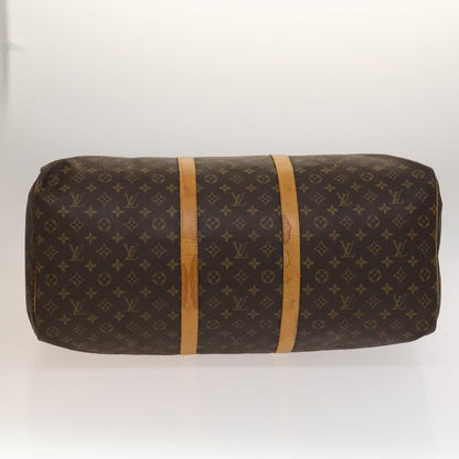 Louis Vuitton Keepall Bag Monogram Canvas, BROWN, CANVAS, Travel bag