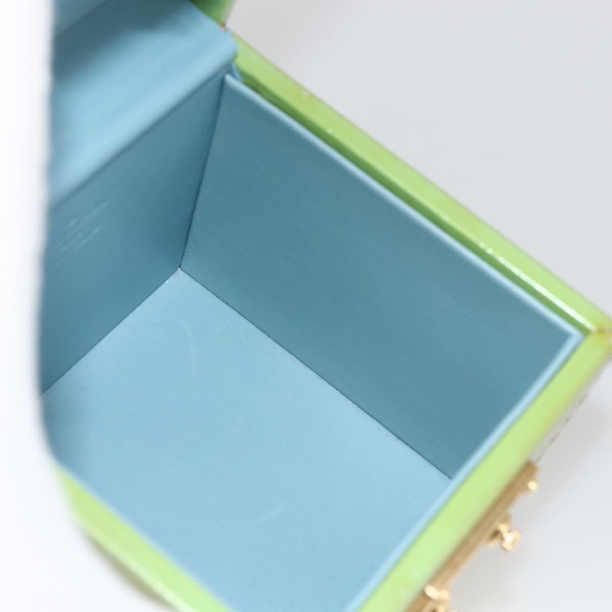 Louis Vuitton Bleecker Box Bag Monogram Vernis, GREEN, PATENT_LEATHER, Clutche & pouche