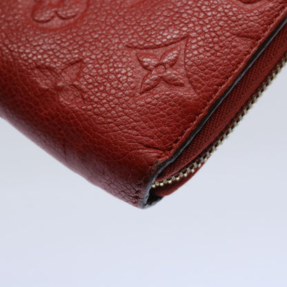 Louis Vuitton Portefeuille zippy Monogramme Empreinte Monogramme Empreinte, RED, LEATHER, Wallets
