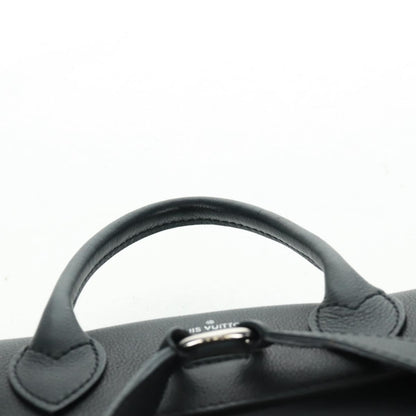 Louis Vuitton Lockme Backpack Leather, BLACK, LEATHER, Backpack