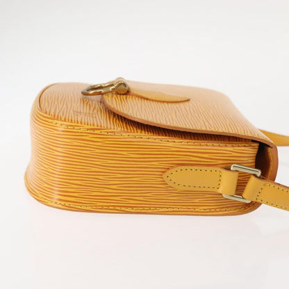 Louis Vuitton Saint Cloud Handbag Epi Leather, YELLOW, LEATHER, Shoulder bag