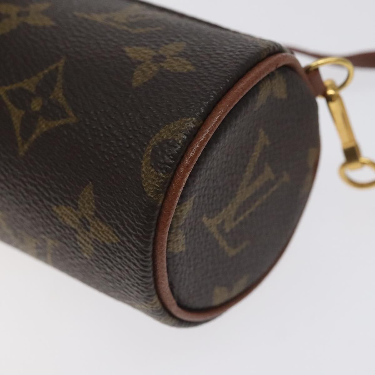 Louis Vuitton Papillon Pochette Monogram Canvas, BROWN, CANVAS, Handbag
