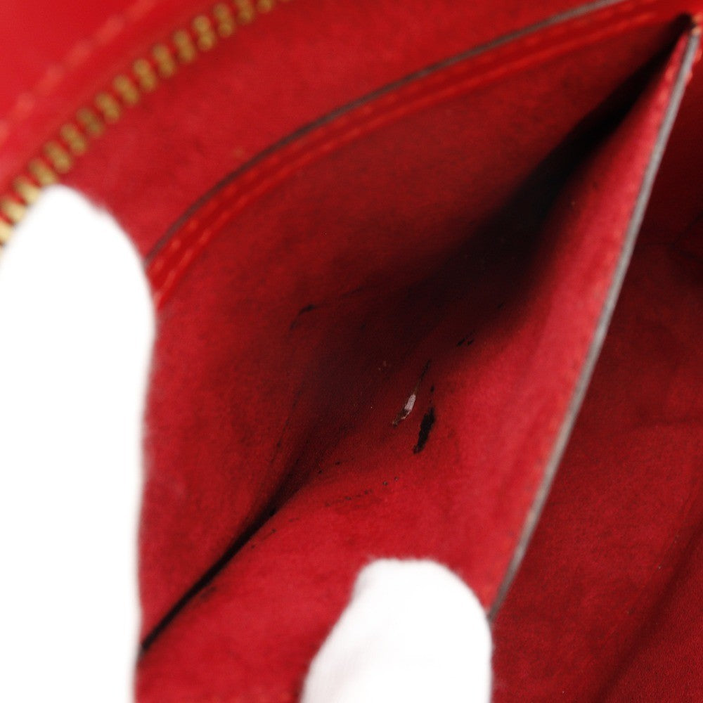 Louis Vuitton Saint Jacques Handbag Epi Leather, RED, LEATHER, Shoulder bag