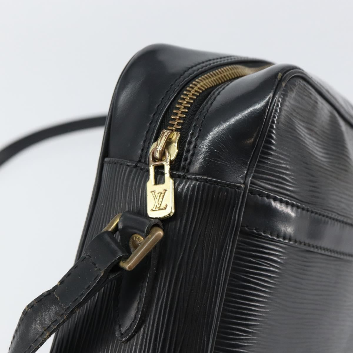 Louis Vuitton Trocadero Handbag Epi Leather, BLACK, LEATHER, Shoulder bag