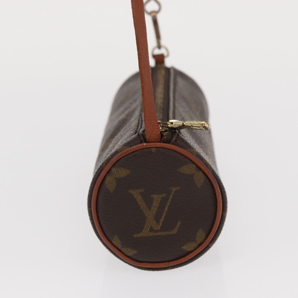 Louis Vuitton Papillon Pochette Monogram Canvas, BROWN, CANVAS, Clutche & pouche
