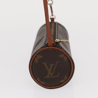 Louis Vuitton Papillon Pochette Monogram Canvas, BROWN, CANVAS, Clutche & pouche