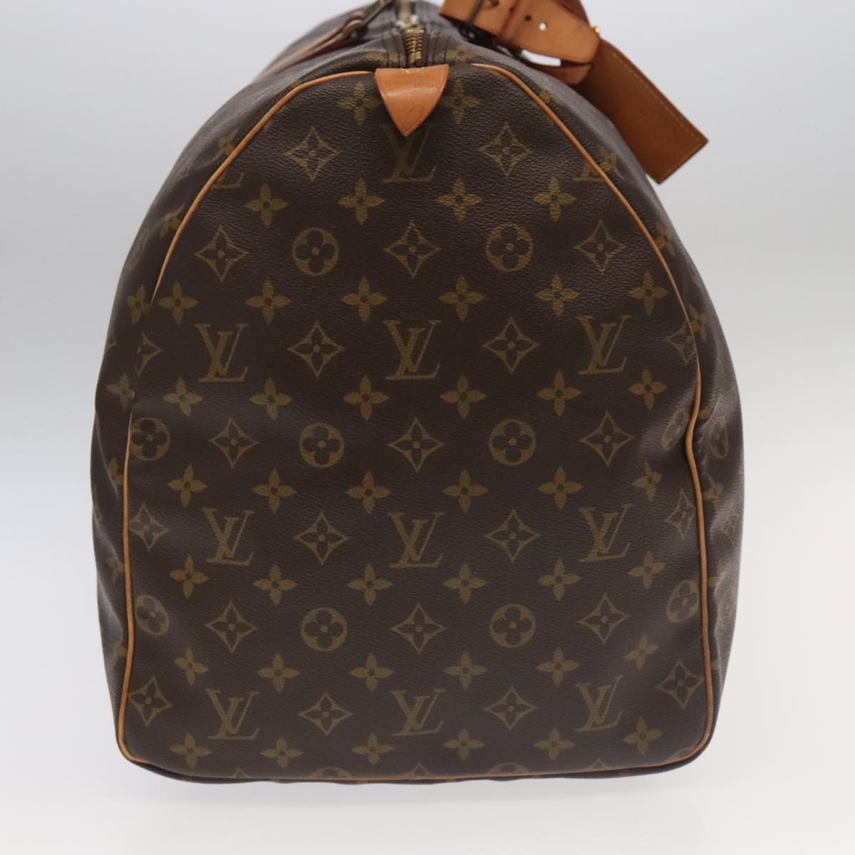 Louis Vuitton Keepall Bag Monogram Canvas, BROWN, CANVAS, Travel bag