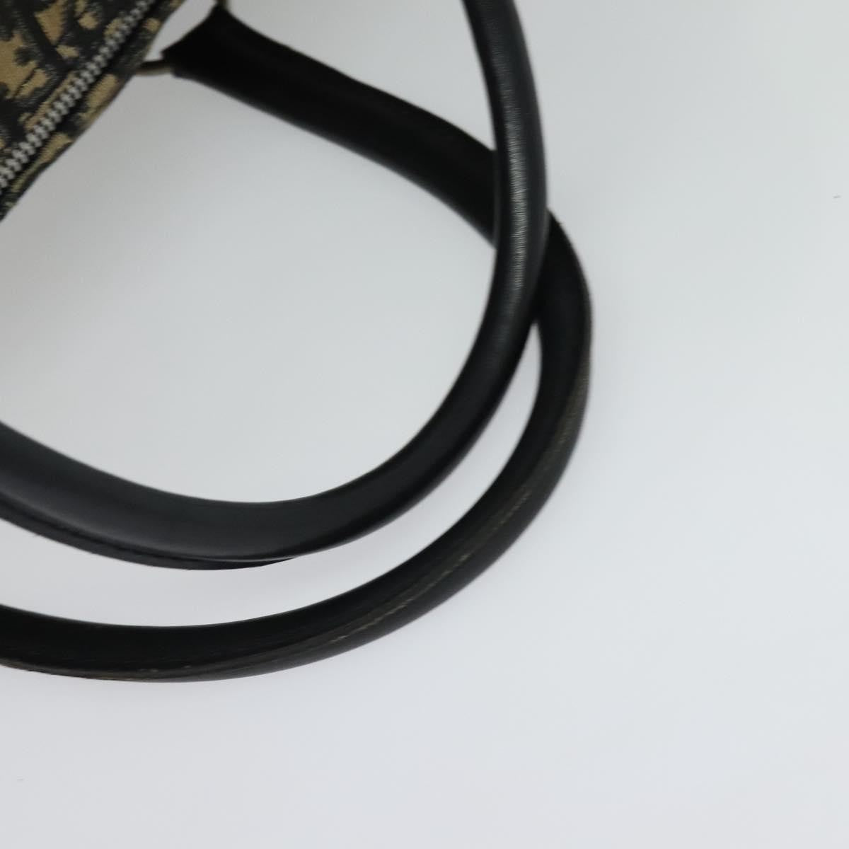 Christian Dior Vintage Trotter Boston Bag Diorissimo Canvas, NAVY, CANVAS, Travel bag