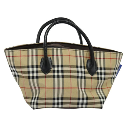 Burberry Nova Check Tote Nylon, BEIGE, NYLON, Tote bag