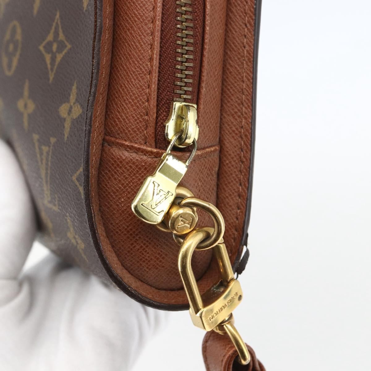 Louis Vuitton Pochette Orsay Monogram Canvas, BROWN, CANVAS, Clutche & pouche