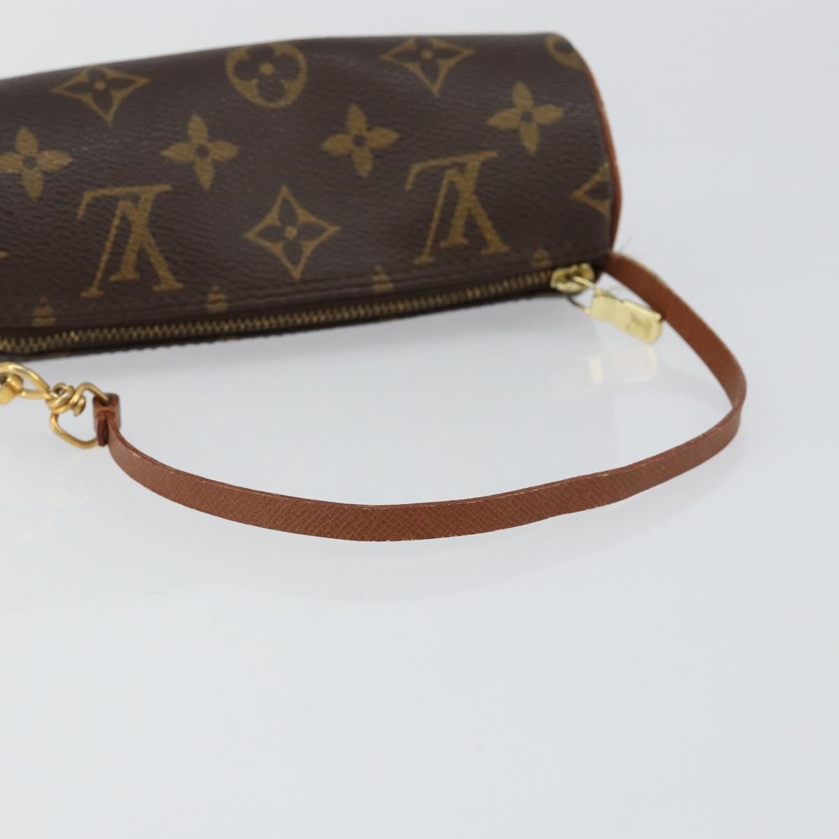 Louis Vuitton Papillon Pochette Monogram Canvas, BROWN, CANVAS, Clutche & pouche