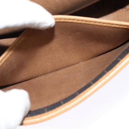 Christian Dior Vintage Honeycomb Flap Crossbody Bag Canvas and Leather, BLACK, CANVAS, Crossbody bag