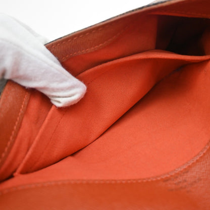 Louis Vuitton Musette Tango Handbag Damier, BROWN, CANVAS, Shoulder bag