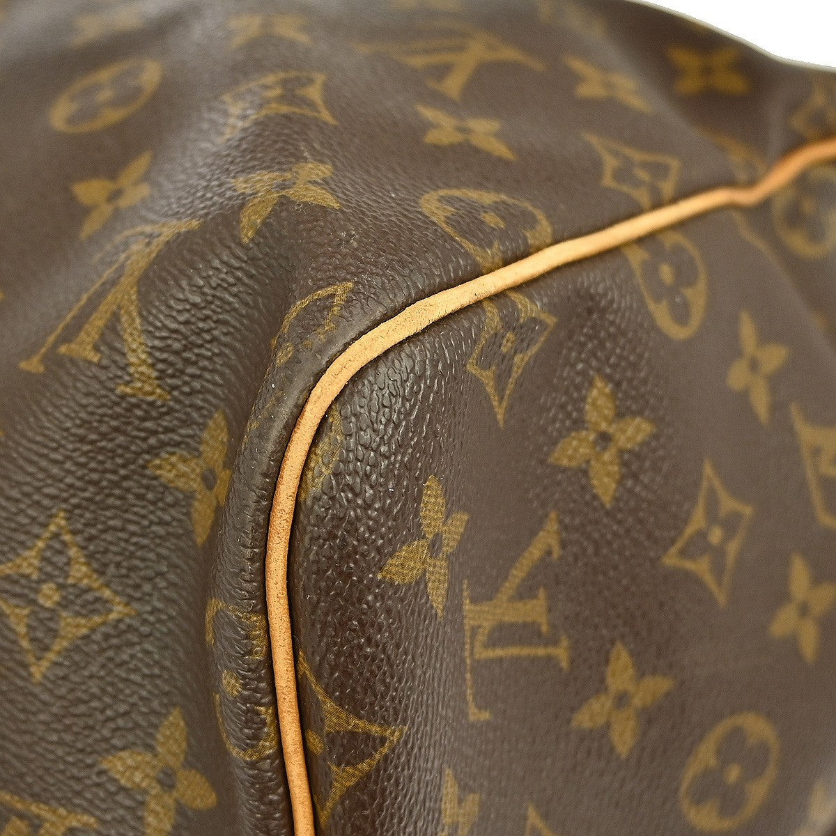 Louis Vuitton Keepall Bandouliere Bag Monogram Canvas, BROWN, CANVAS, Travel bag