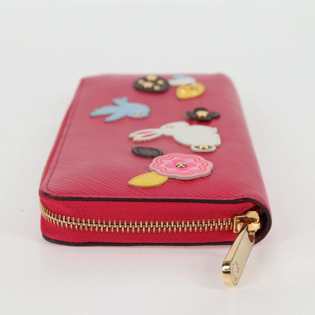 Louis Vuitton Zippy Wallet NM Epi Leather, RED, LEATHER, Wallets