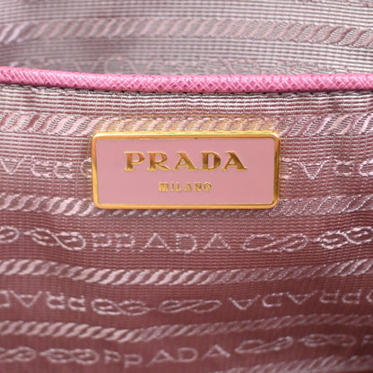 Prada Lux Open Tote Saffiano Leather, Pink, Leather, Tote Bag