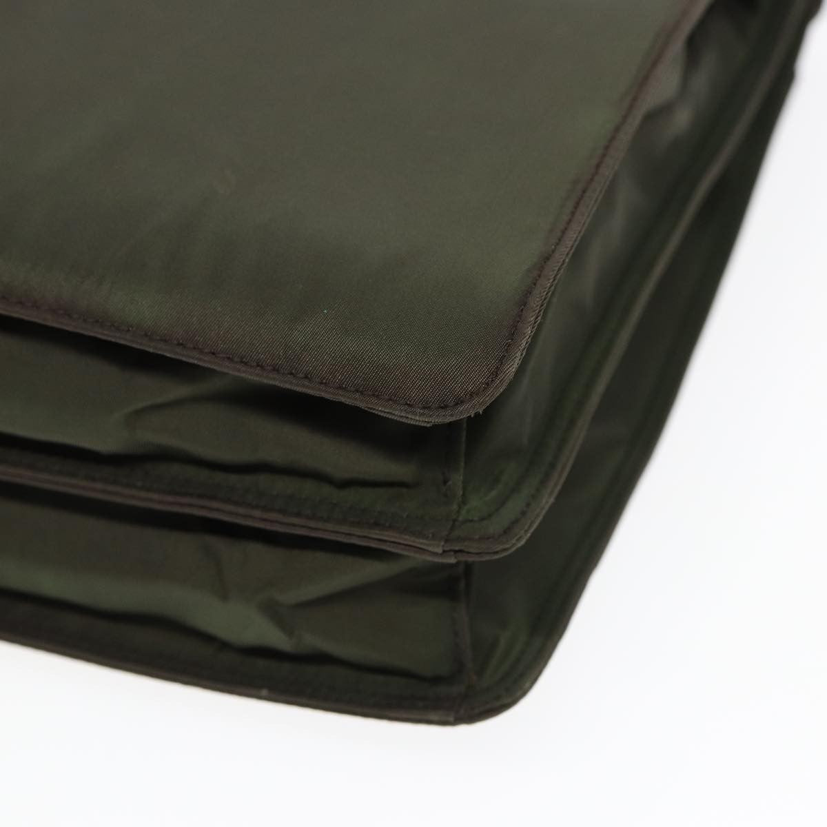 Prada Vintage Briefcase Tessuto, KHAKI, NYLON, Briefcase