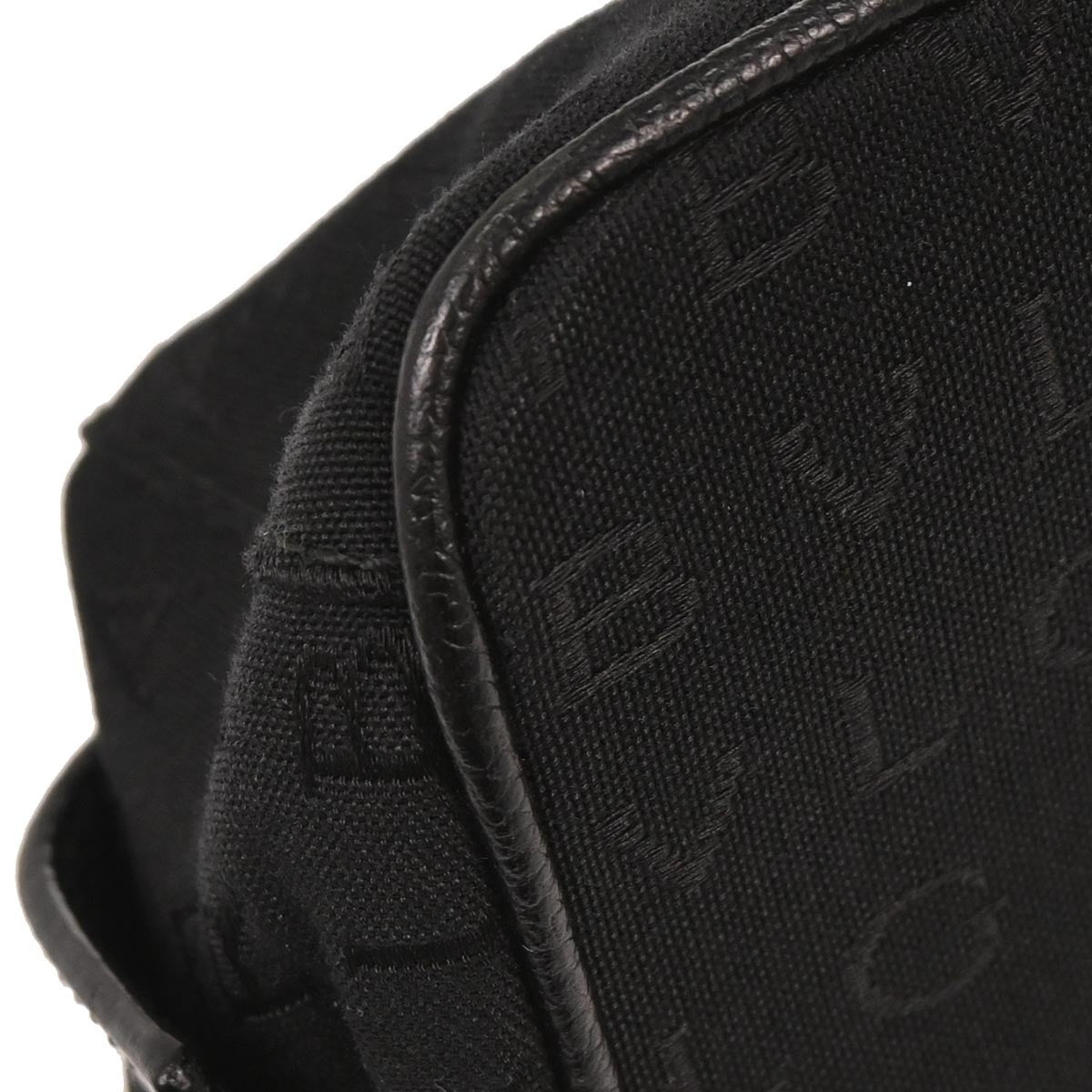 Bvlgari Logomania Handbag Canvas, Black, Canvas, Handbag