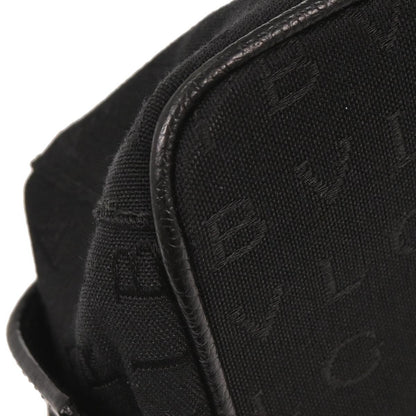 Bvlgari Logomania Handbag Canvas, Black, Canvas, Handbag