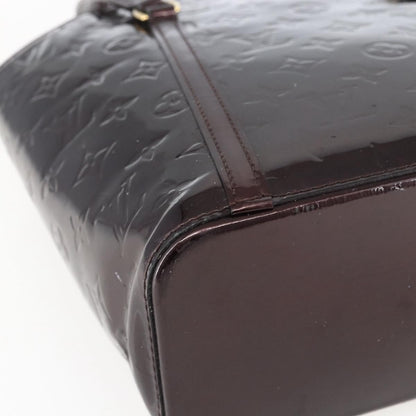 Louis Vuitton Avalon Handbag Monogram Vernis, PURPLE, PATENT_LEATHER, Tote bag