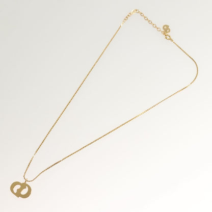 Christian Dior CD Pendant Necklace Metal, GOLD, METAL, Necklace