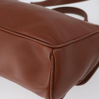 Gucci Vintage Handbag Leather, BROWN, LEATHER, Handbag