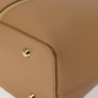 Burberry Vintage Handbag Leather, BEIGE, LEATHER, Handbag
