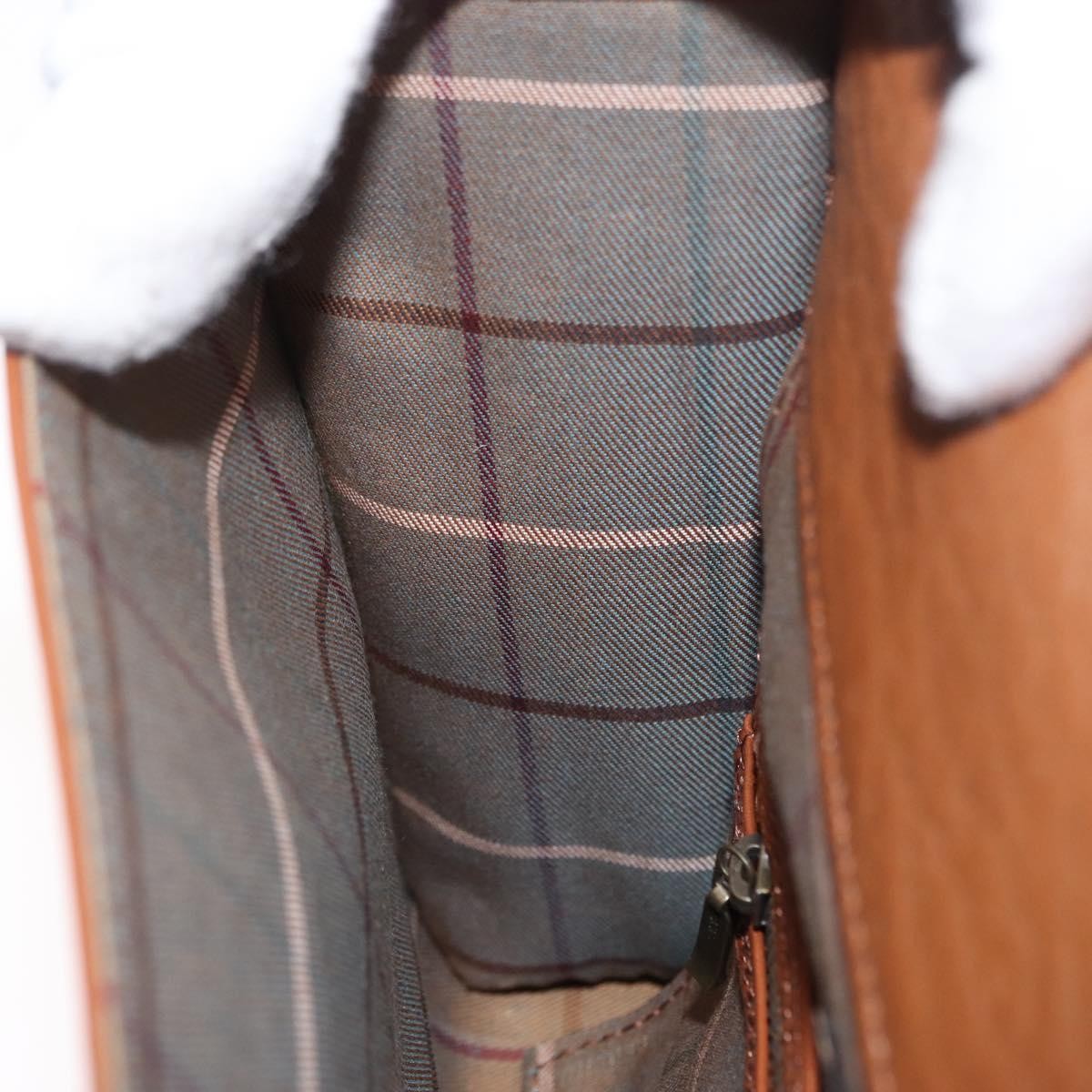 Burberry Vintage Shoulder Bag Leather, BROWN, LEATHER, Shoulder bag