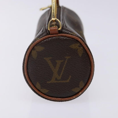 Louis Vuitton Papillon Pochette Monogram Canvas, BROWN, CANVAS, Clutche & pouche