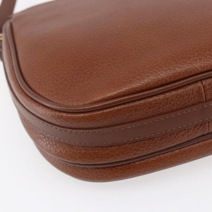 Burberry Vintage Shoulder Bag Leather, BROWN, LEATHER, Shoulder bag