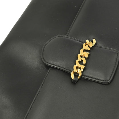 Gucci Vintage Shoulder Bag Leather, BLACK, LEATHER, Shoulder bag