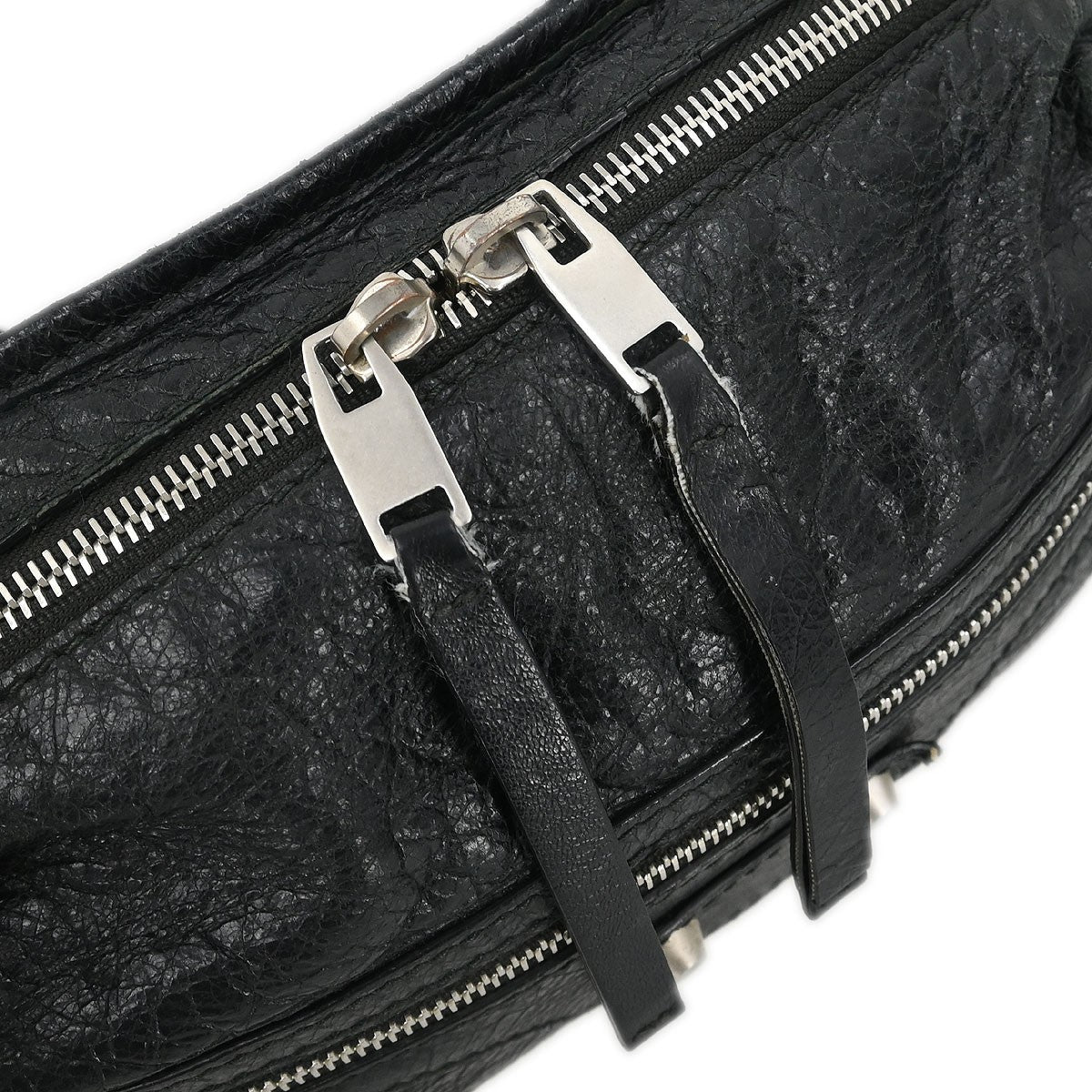 Balenciaga Neo Lift Classic Studs Waist Bag Leather, BLACK, LEATHER, Clutche & pouche
