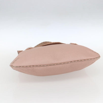 Fendi Selleria Tote Leather, PINK, LEATHER, Tote bag